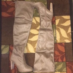 light brown thigh high boots!BRAND NEW WITH TAGS